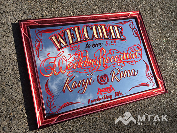 ショーボード風ウェルカムボード！